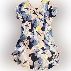 Plus size Torrid Hi Lo Shirt Blouse Multi Colored Floral size 1, 12, 14